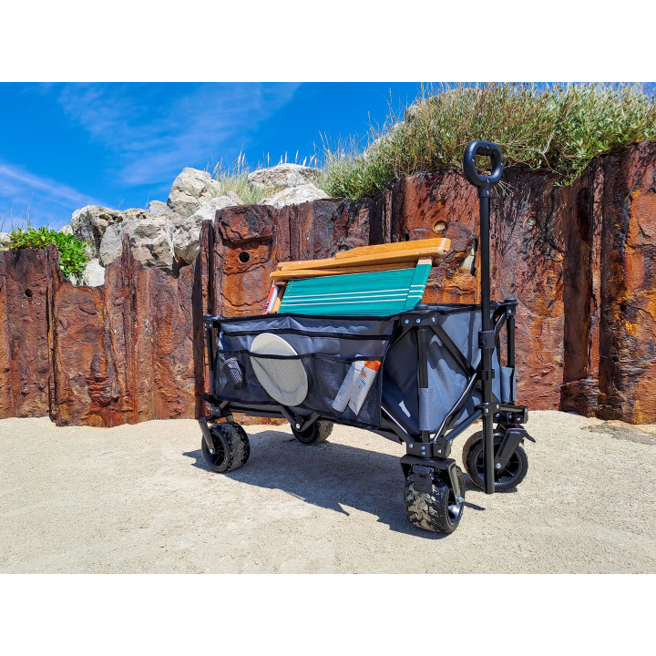 Chariot de plage pliable