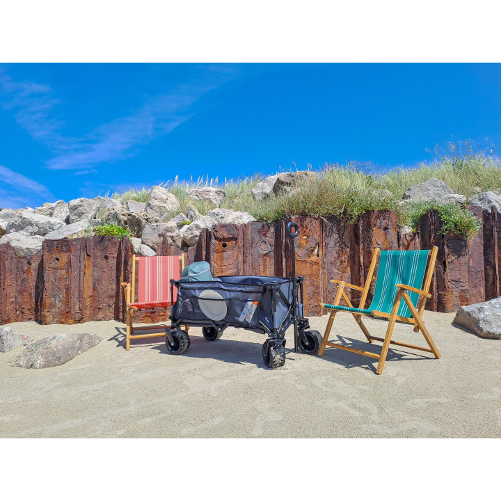 Chariot de plage pliable
