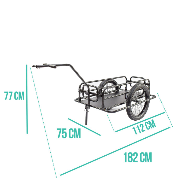 FALTBARER FAHRRADANHÄNGER SATTELSTÜTZE