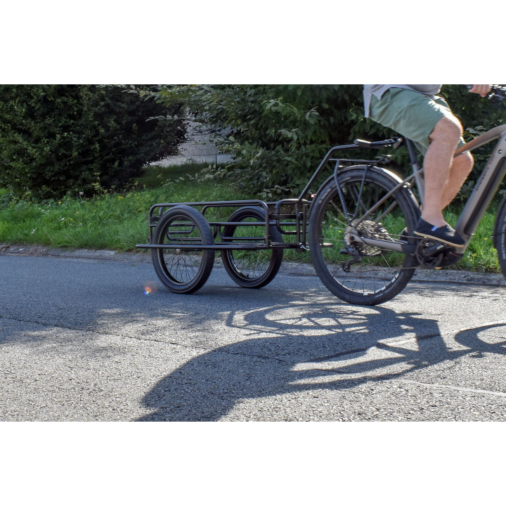 REMOLQUE DE BICICLETA PLEGABLE, TALA DE SILLÍN