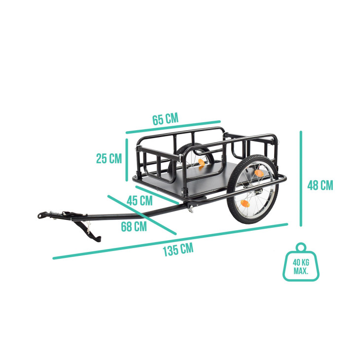 REMORQUE VELO ECO PLIABLE