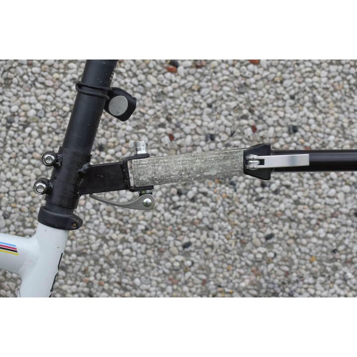 Single-wheel bicycle trailer extension for 29" wheel