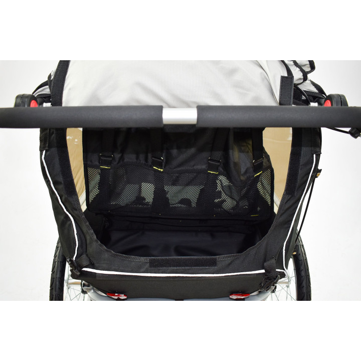 Anhänger 2 Kinder Alu 2in1 Fahrrad und Jogger