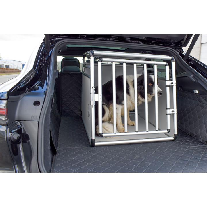 Cage pour chien tube alu rond taille XL 90x68x65
