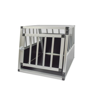 Hundekäfig Alurohr QUADRAT 68x54x50 Größe M - 1 Tür