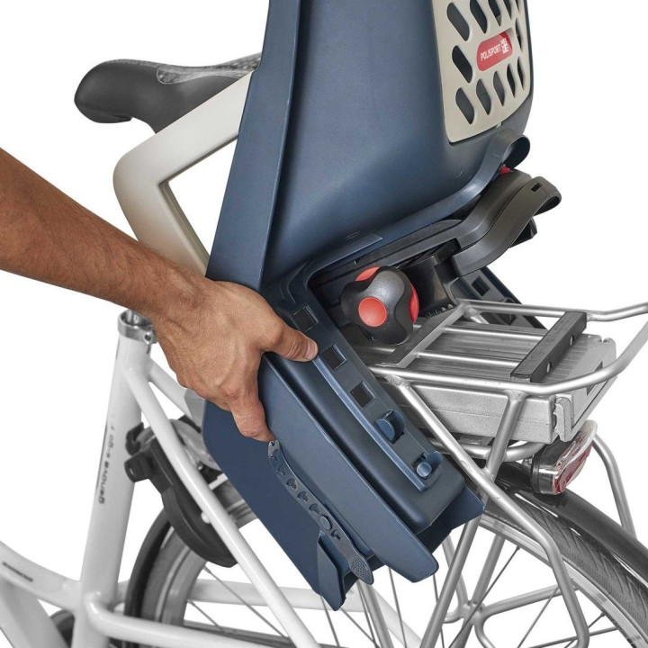 Siège vélo enfant de 9 mois à 5 ans fixation porte bagage - Polysport Guppy Maxi
