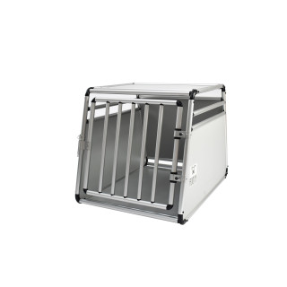 Cage pour chien tube alu rond taille medium 68x54x50