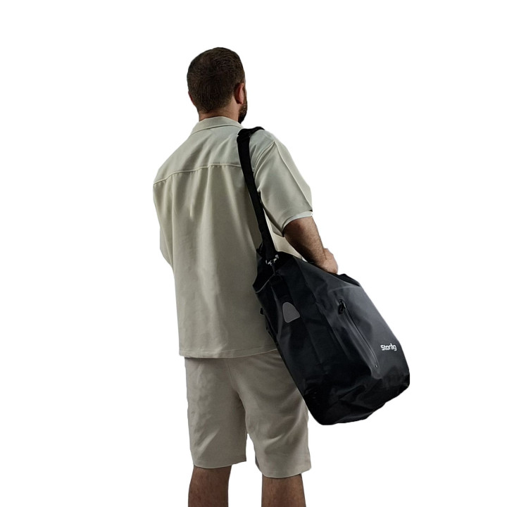 Fahrradtasche wasserdicht 25L Storåg . 3-in-1-Funktionen – Seitentasche für Gepäckträger, Rucksack & Umhängetasche – 100% wasser