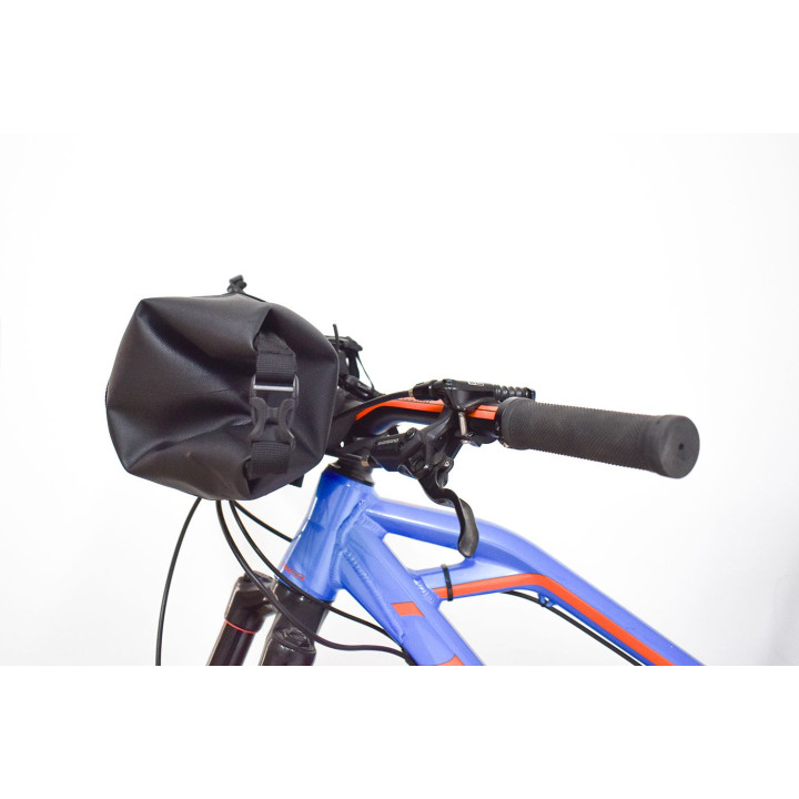 Wasserdichte Fahrradlenkertasche 9L Storåg – Wasserdichte Lenkertasche 600D TPU – Doppelseitiger Roll-Top-Verschluss – Klettvers