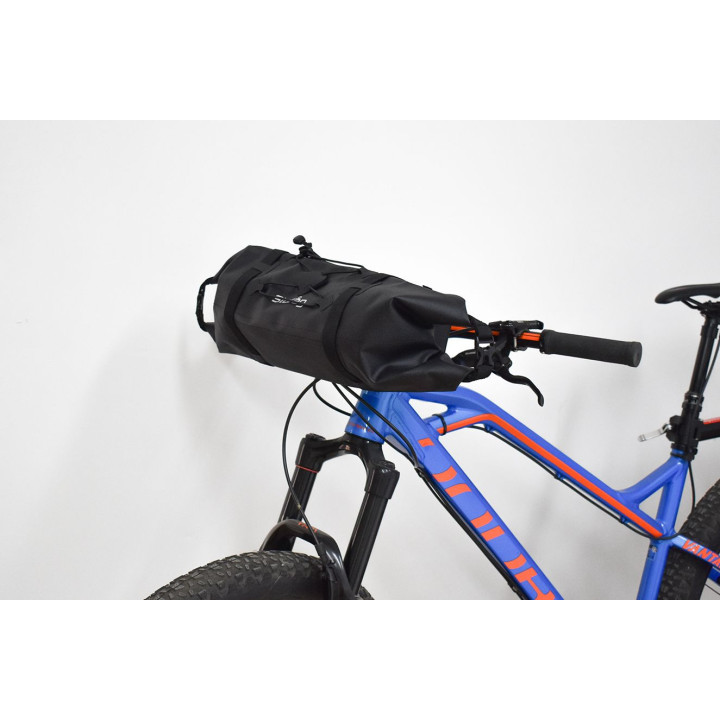 Sac Guidon Vélo Étanche 9L Storåg – Sac de Guidon Waterproof 600D TPU – Fermeture Roll-Top Double Face – Fixation Velcro – Éléme