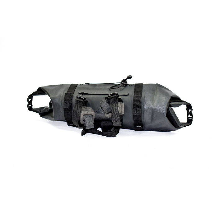 Sac Guidon Vélo Étanche 9L Storåg – Sac de Guidon Waterproof 600D TPU – Fermeture Roll-Top Double Face – Fixation Velcro – Éléme