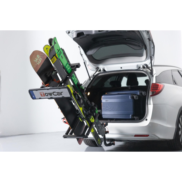 Towcar Porte-skis / surf sur attelage