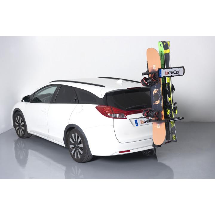 Towcar Porte-skis / surf sur attelage