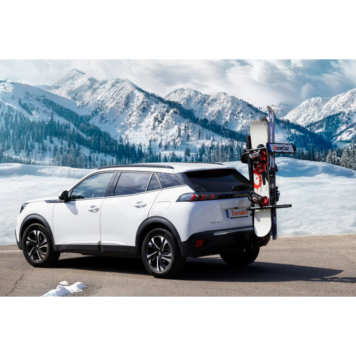 Towcar Porte-skis / surf sur attelage