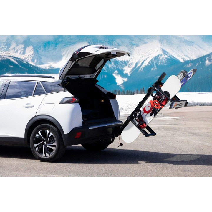Towcar Porte-skis / surf sur attelage