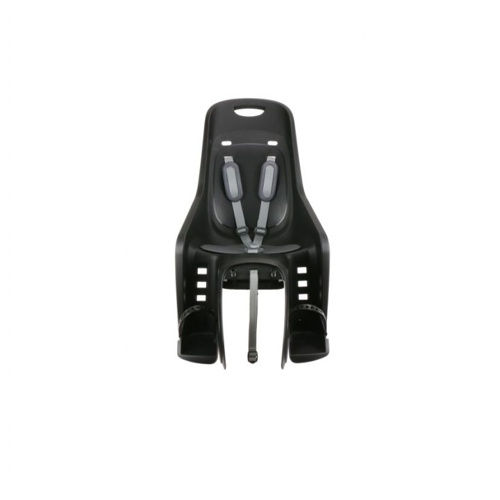 Siège Enfant Vélo Arrière Porte-Bagages Bubbly Noir / Gris Foncé
