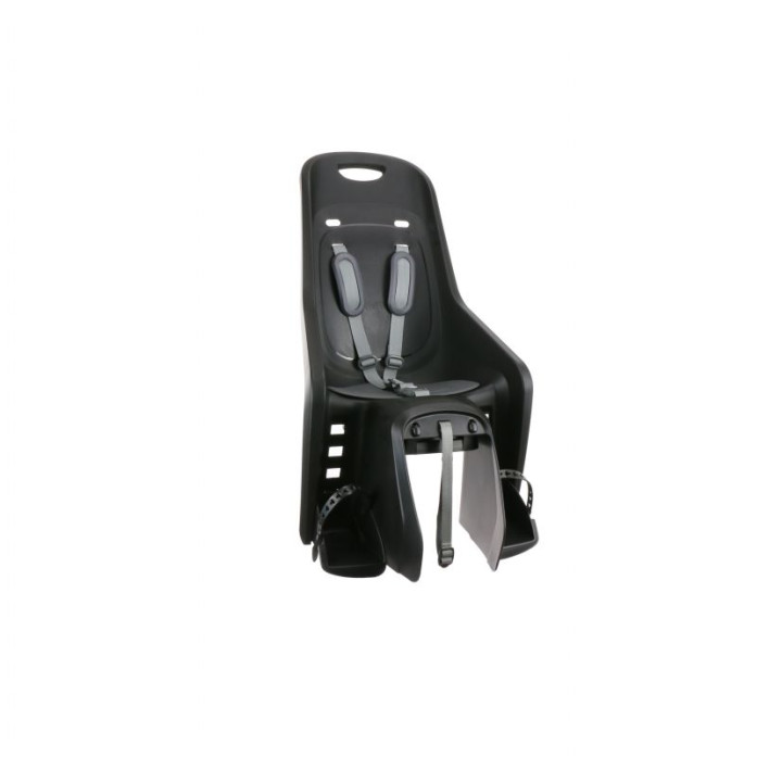 Kindersitz Fahrrad Hinten Gepäckträger Bubbly Schwarz / Dunkelgrau